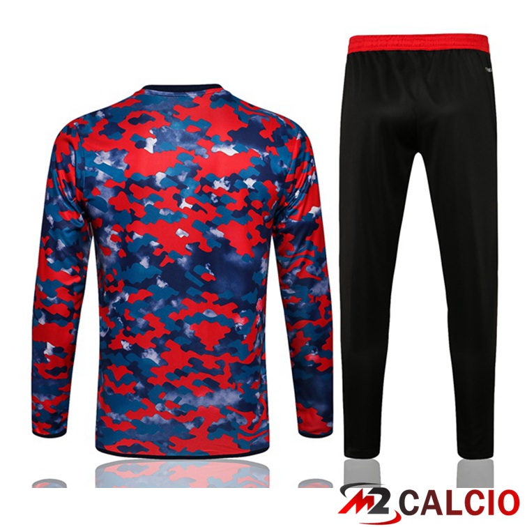 Insieme Tuta Calcio Bayern Monaco Blu Rosso 2021/2022