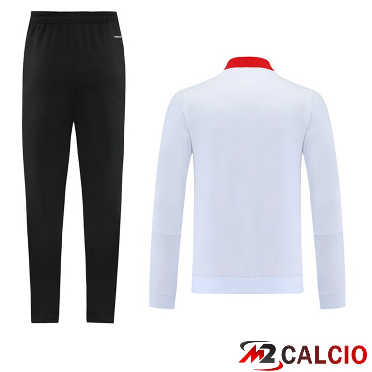 Insieme Tuta Calcio - Giacca Flamengo Bianco 2021/2022