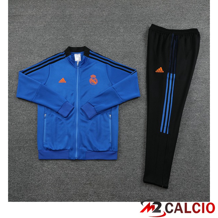 Insieme Tuta Calcio - Giacca Real Madrid Blu 2021/2022