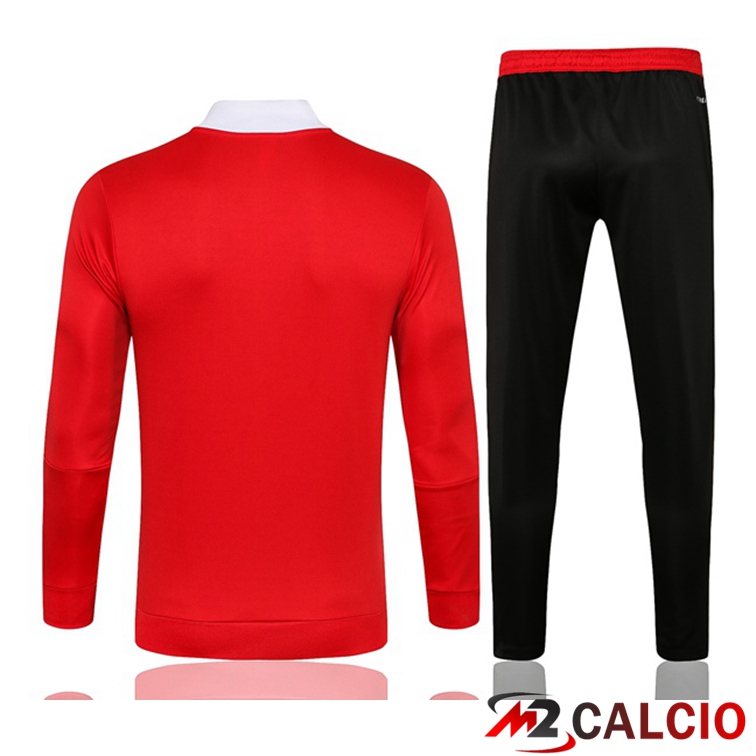 Insieme Tuta Calcio - Giacca Bayern Monaco Rosso 2021/2022