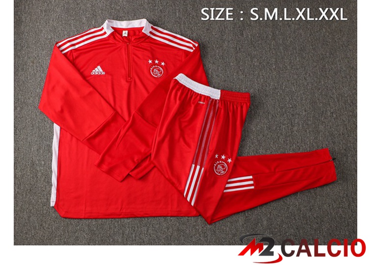 Insieme Tuta Calcio AFC Ajax Rosso 2021/2022