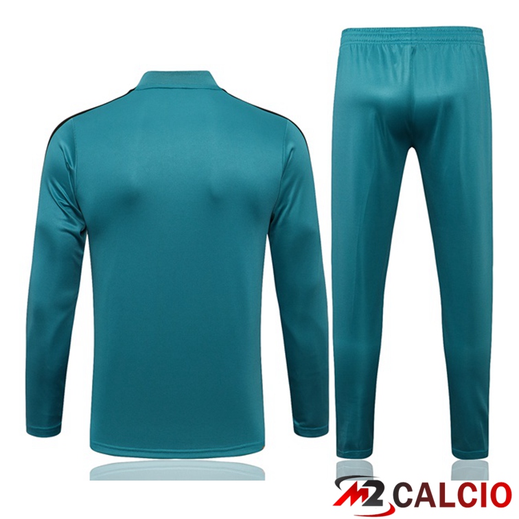 Insieme Tuta Calcio Real Madrid Verde 2021/2022