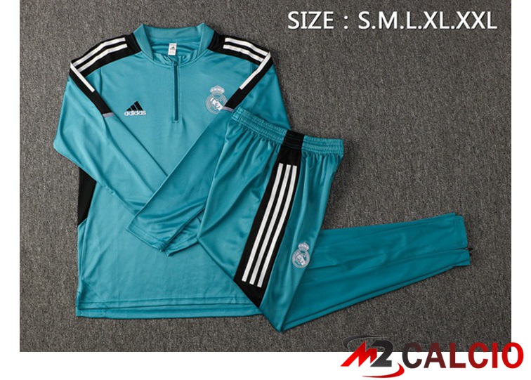 Insieme Tuta Calcio Real Madrid Verde 2021/2022