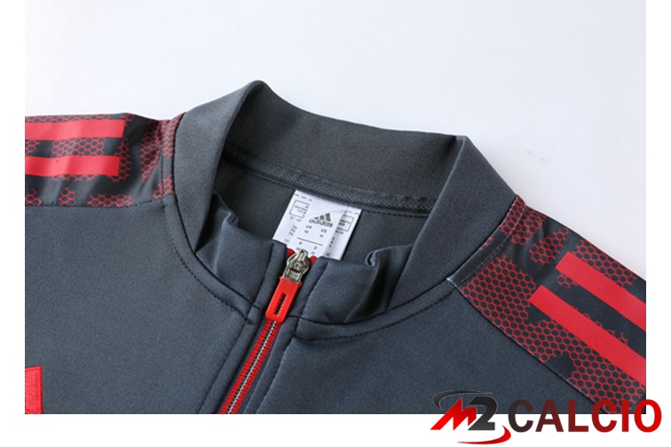 Insieme Tuta Calcio - Giacca Flamengo Grigio 2021/2022