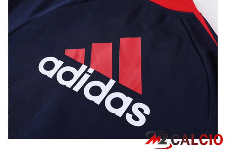 Insieme Tuta Calcio - Giacca Bayern Monaco Blu Reale 2021/2022