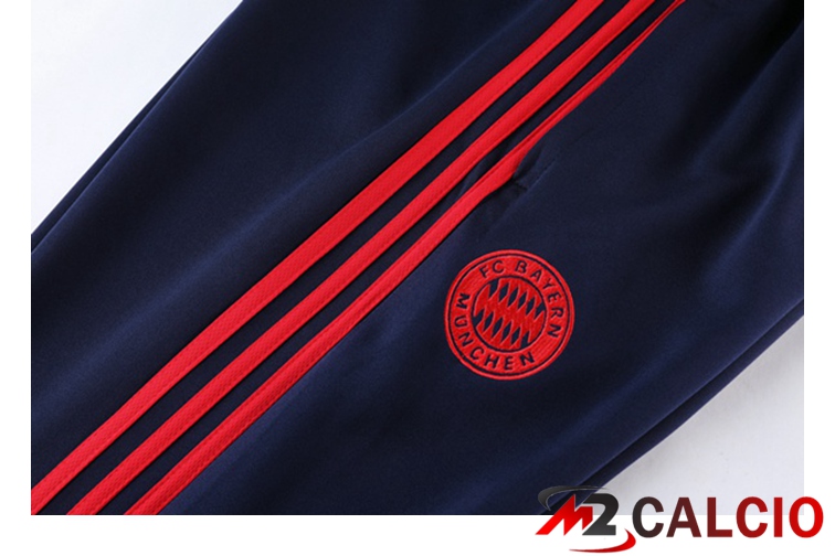 Insieme Tuta Calcio - Giacca Bayern Monaco Blu Reale 2021/2022