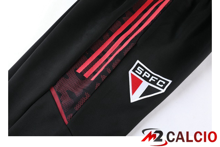 Insieme Tuta Calcio - Giacca Sao Paulo FC Nero 2021/2022