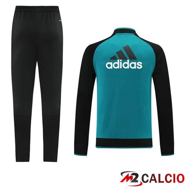 Insieme Tuta Calcio - Giacca Real Madrid Blu Nero 2021/2022