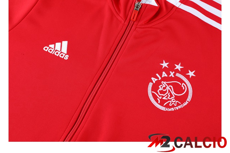 Insieme Tuta Calcio - Giacca AFC Ajax Rosso 2021/2022