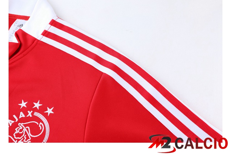 Insieme Tuta Calcio - Giacca AFC Ajax Rosso 2021/2022