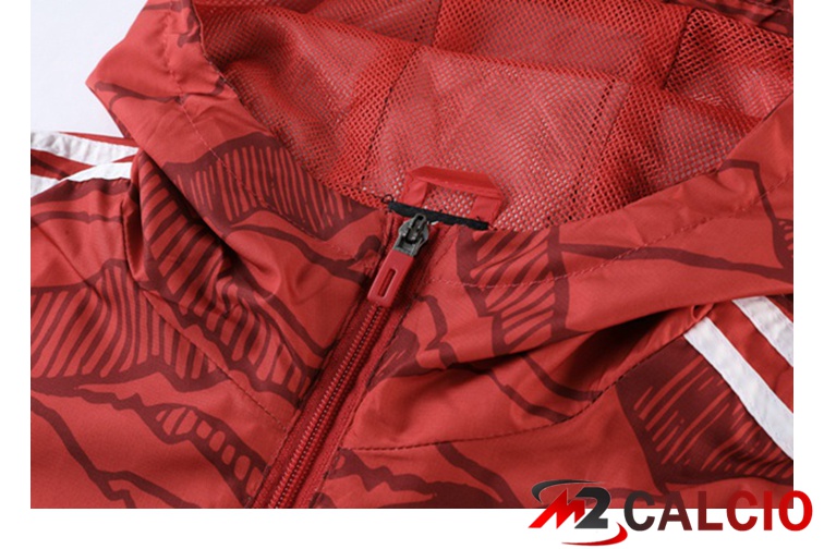 Giacca Con Cappuccio Tuta Bayern Monaco Rosso 2021/2022