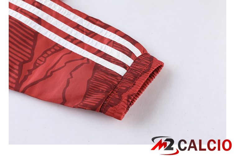 Giacca Con Cappuccio Tuta Bayern Monaco Rosso 2021/2022