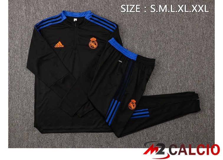Insieme Tuta Calcio Real Madrid Nero 2021/2022