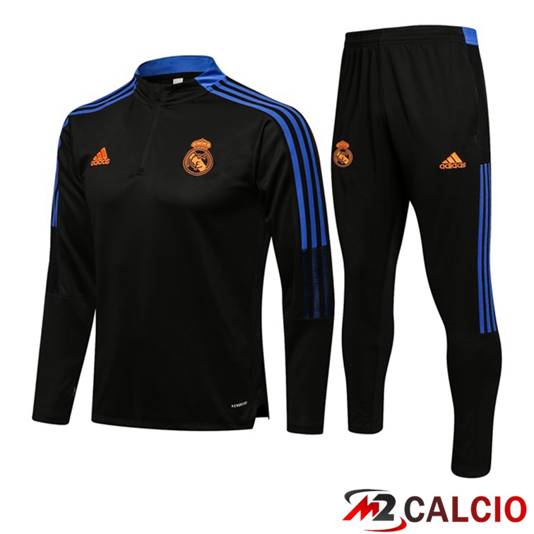 Insieme Tuta Calcio Real Madrid Nero 2021/2022