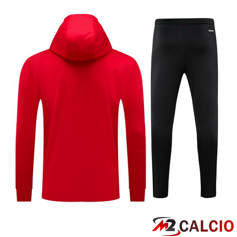 Giacca Con Cappuccio Tuta AFC Ajax Rosso 2021/2022