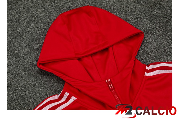 Giacca Con Cappuccio Tuta AFC Ajax Rosso 2021/2022