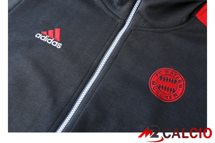 Giacca Con Cappuccio Tuta Bayern Monaco Grigio 2021/2022