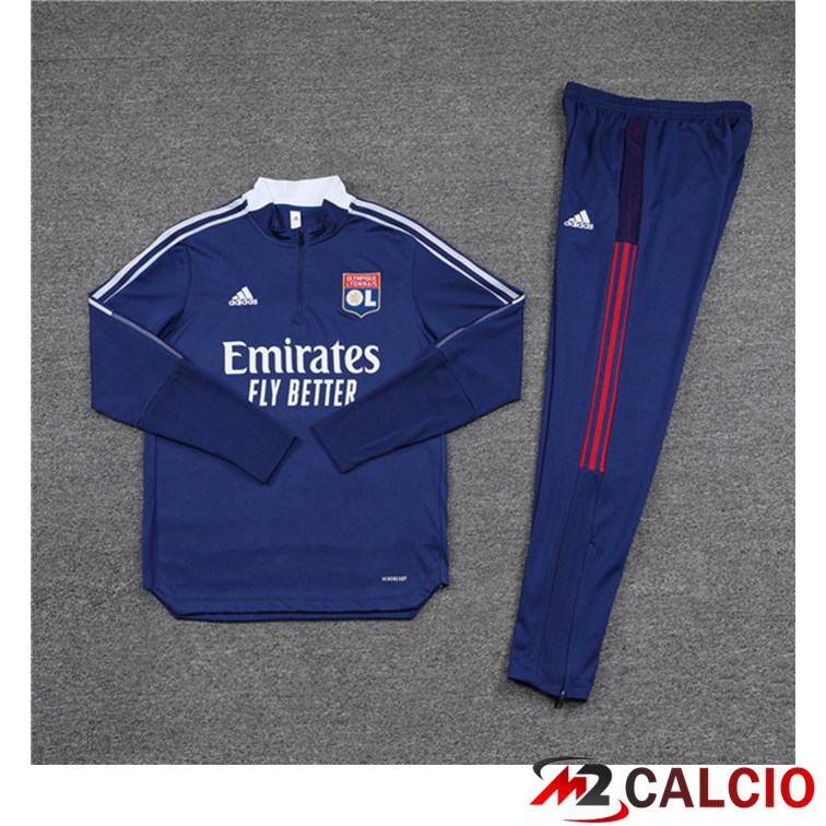Insieme Tuta Calcio Lyon OL Blu 2021/2022