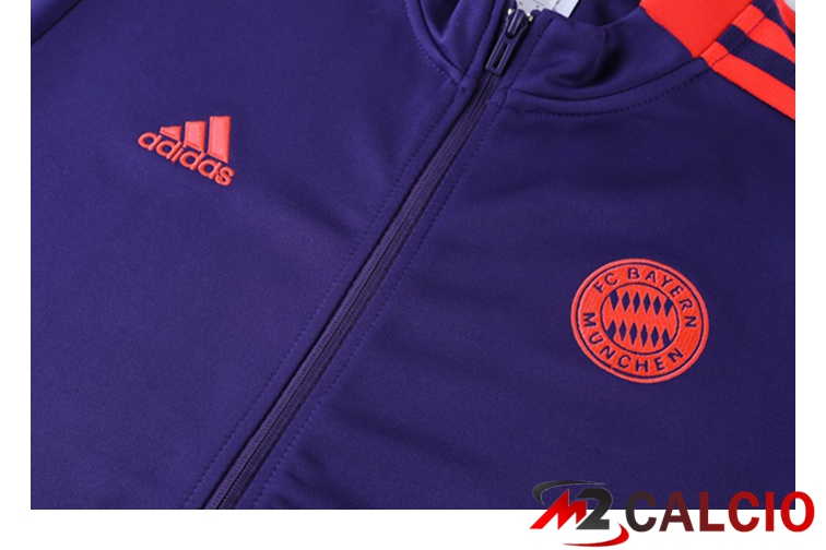 Insieme Tuta Calcio - Giacca Bayern Monaco Viola 2021/2022