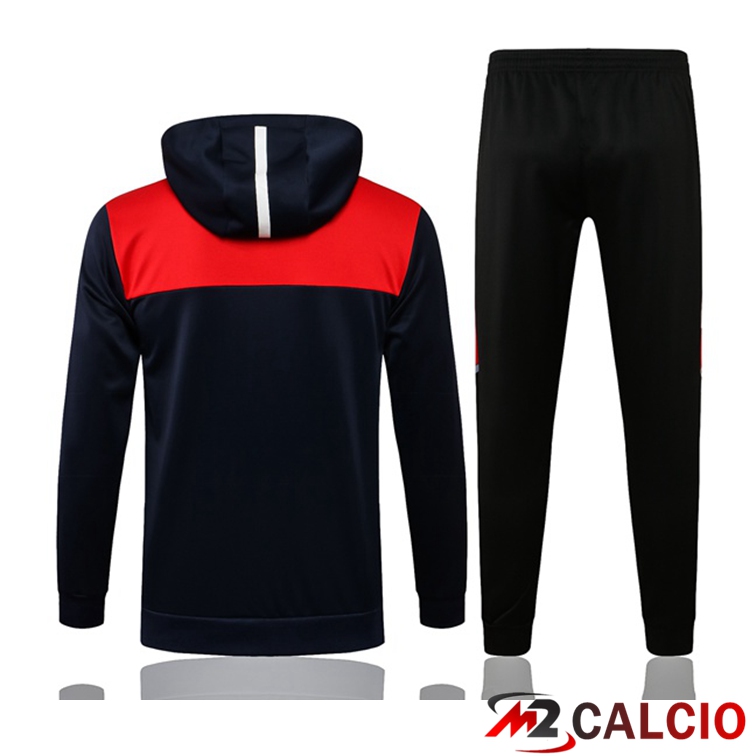 Giacca Con Cappuccio Tuta Bayern Monaco Blu Reale 2021/2022