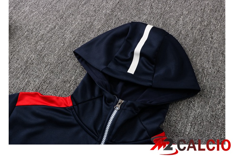 Giacca Con Cappuccio Tuta Bayern Monaco Blu Reale 2021/2022