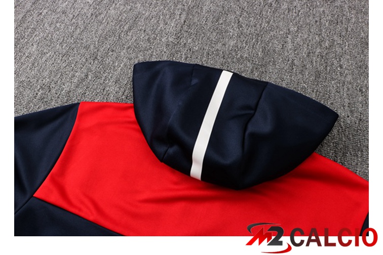 Giacca Con Cappuccio Tuta Bayern Monaco Blu Reale 2021/2022