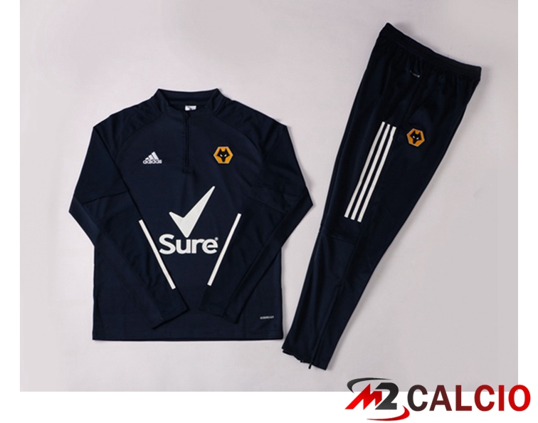 Insieme Tuta Calcio Wolves Blu Reale 2021/2022