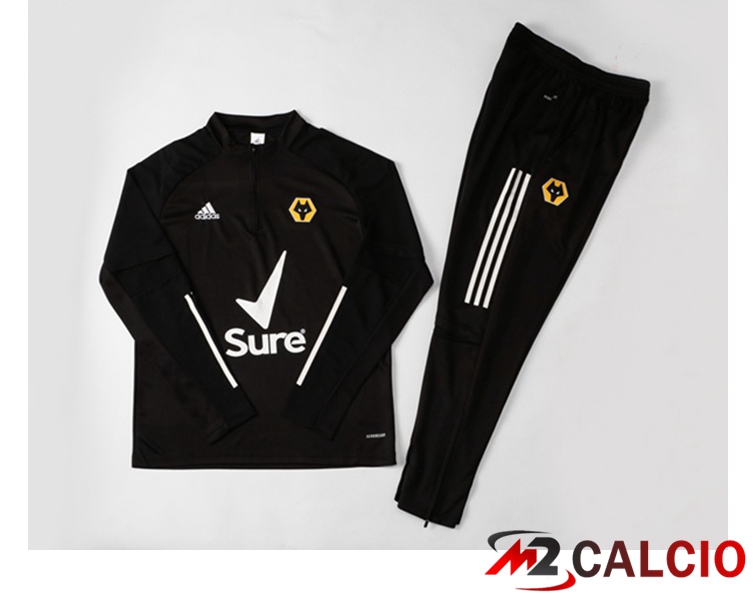 Insieme Tuta Calcio Wolves Nero 2021/2022
