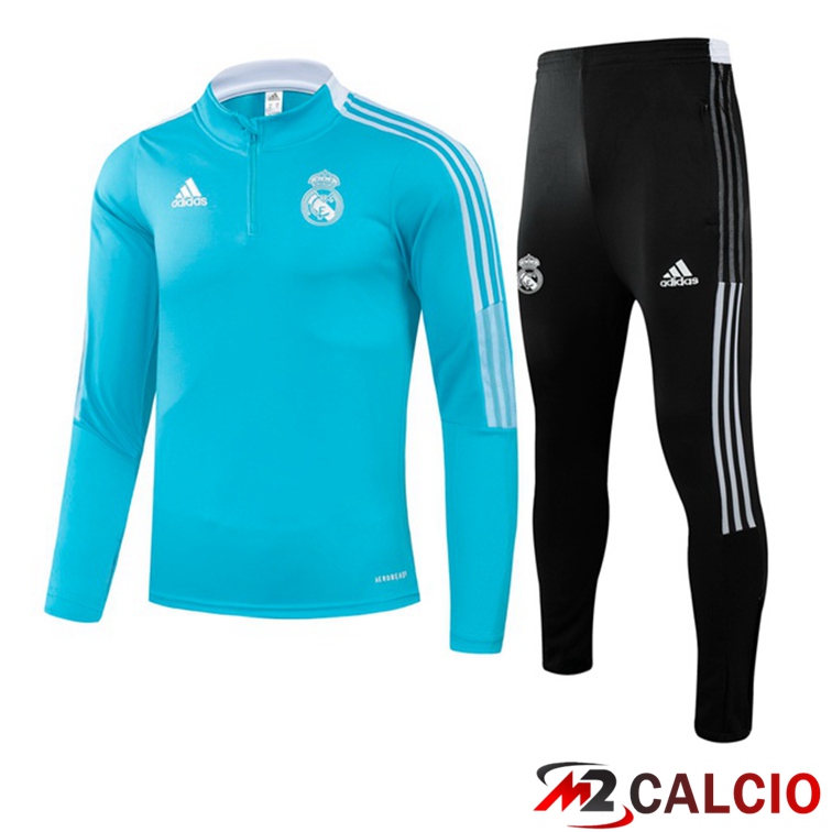 Maglie Calcio Personalizzate,Tute Calcio Squadre,Maglia Nazionale Italiana Calcio | Insieme Tuta Calcio Real Madrid Blu 2021/2022