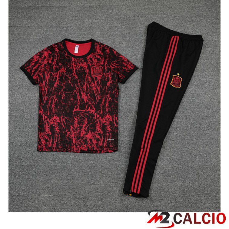Maglia Allenamento Spagna + Pantaloni Rosso 2021/2022