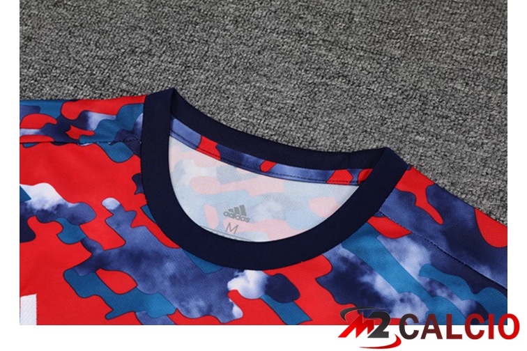 Maglia Allenamento Bayern Monaco + Pantaloncini Rosso Blu 2021/2022