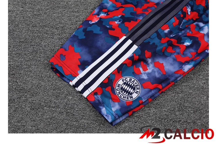 Maglia Allenamento Bayern Monaco + Pantaloncini Rosso Blu 2021/2022