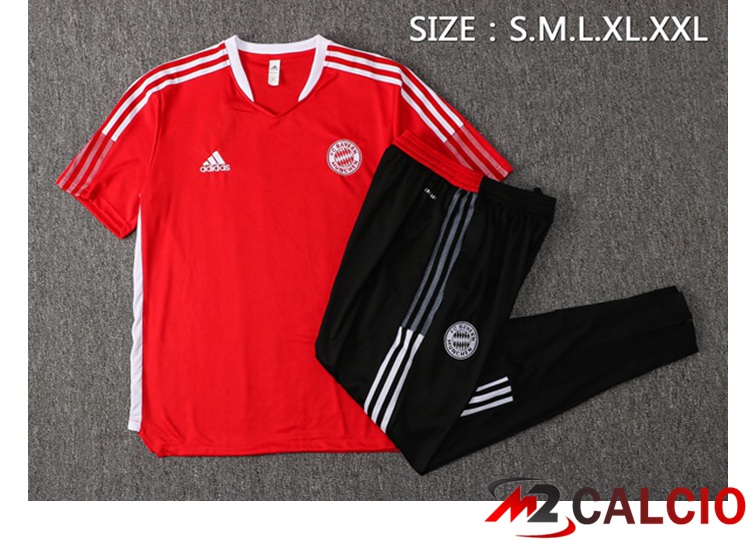 Maglia Allenamento Bayern Monaco + Pantaloni Rosso 2021/2022