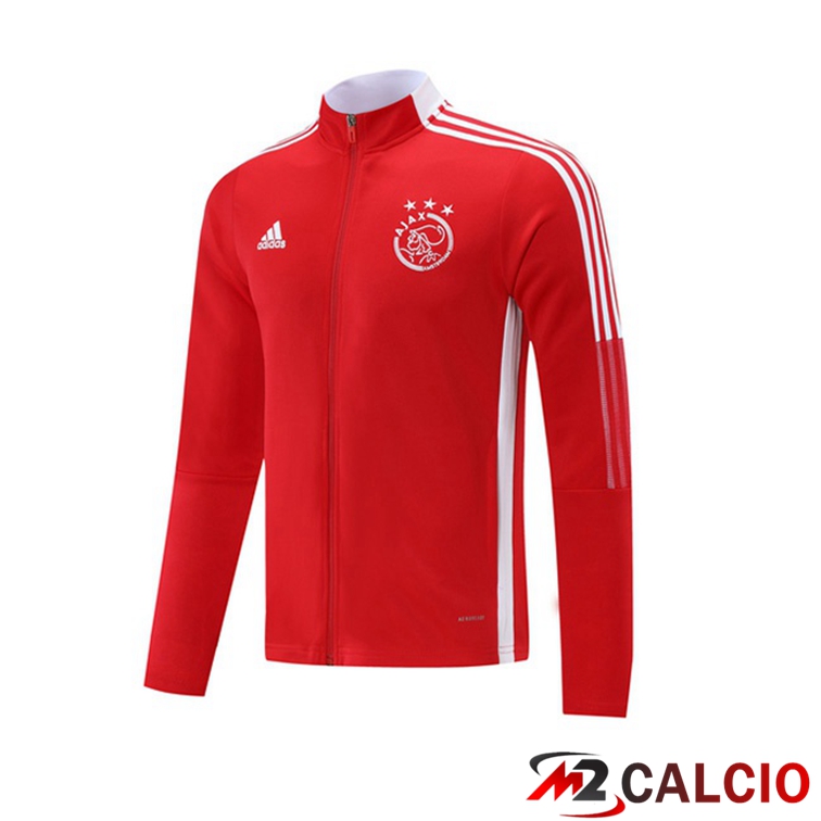Maglie Calcio Personalizzate,Tute Calcio Squadre,Maglia Nazionale Italiana Calcio | Giacca Calcio AFC Ajax Rosso 2021/2022