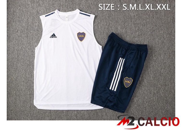 Canotta Calcio Boca Juniors + Pantaloncini Bianco 2021/2022