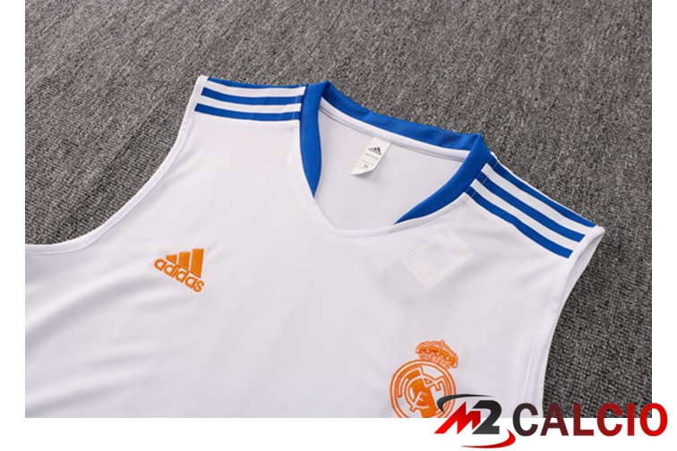 Canotta Calcio Real Madrid + Pantaloncini Bianco 2021/2022