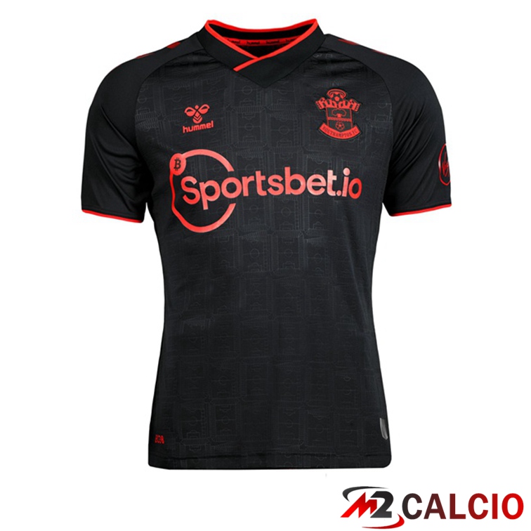 Maglia Southampton FC Terza Nero 2021/22