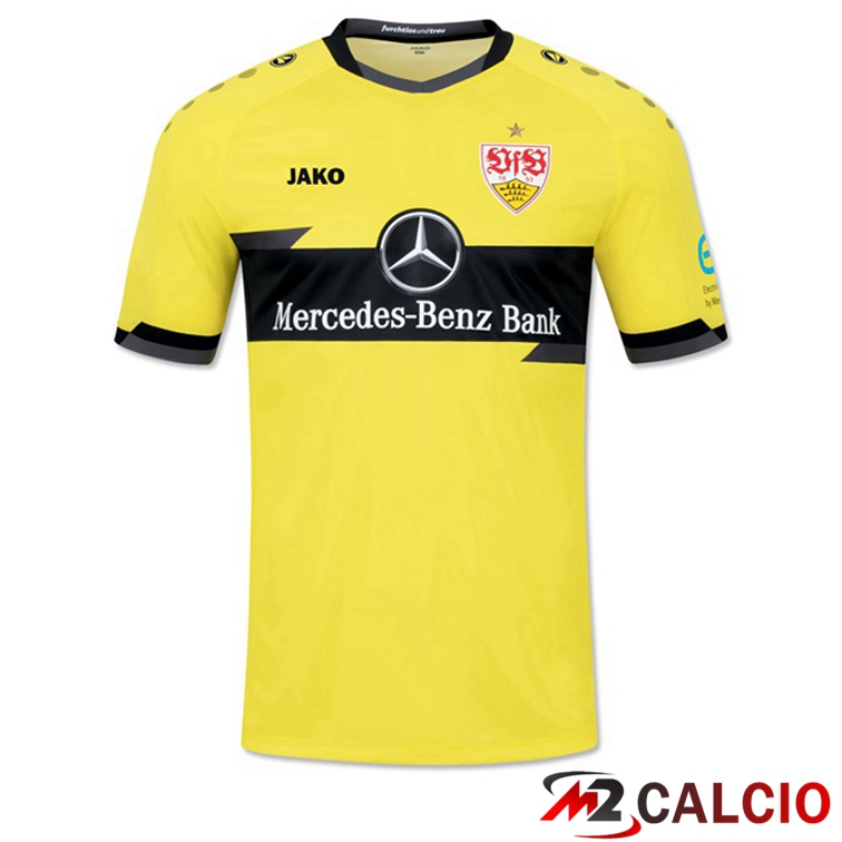 Maglie Calcio Personalizzate,Tute Calcio Squadre,Maglia Nazionale Italiana Calcio | Maglia VfB Stuttgart Portiere Giallo 2021/22