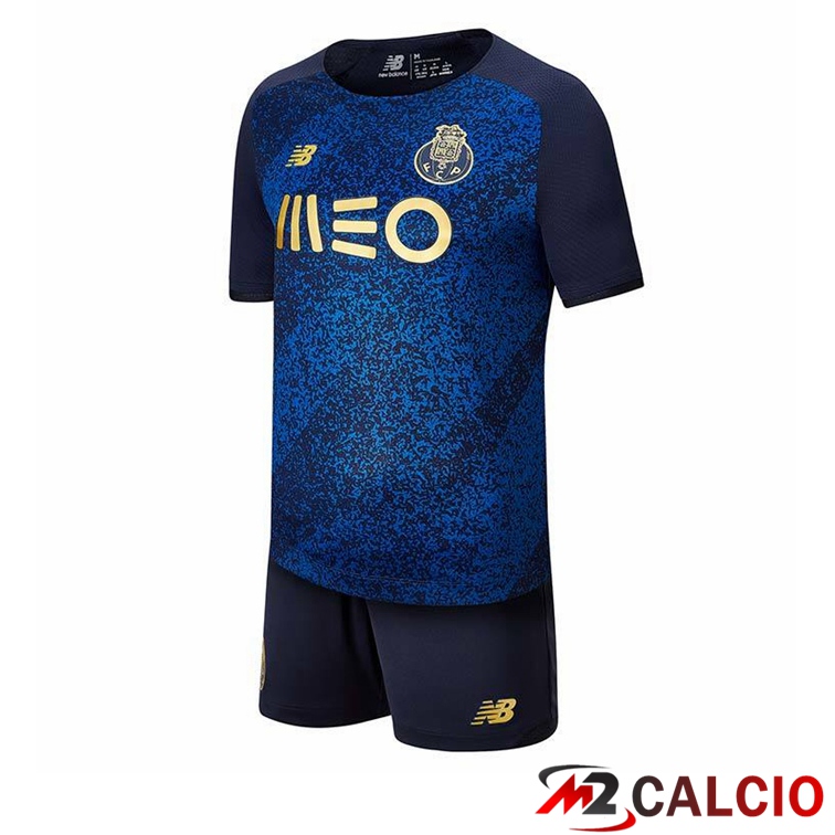 Maglie Calcio Personalizzate,Tute Calcio Squadre,Maglia Nazionale Italiana Calcio | Maglia FC Porto Bambino Seconda Blu Navy 2021/2022