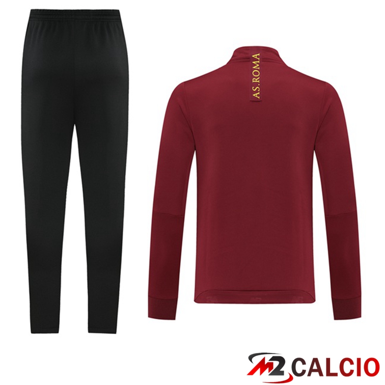 Insieme Tuta Calcio - Giacca AS Roma Rosso 2021/2022