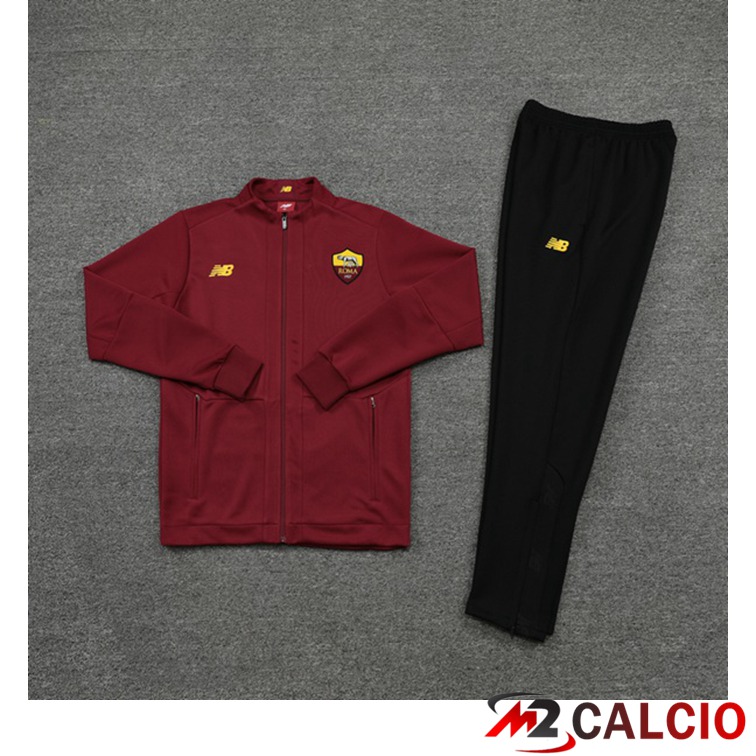 Insieme Tuta Calcio - Giacca AS Roma Rosso 2021/2022