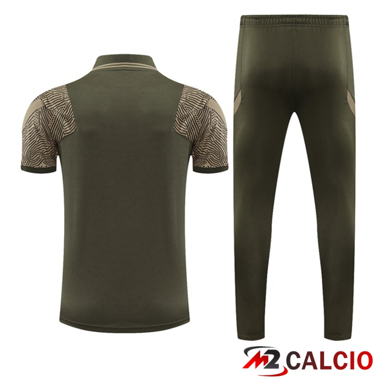 Maglia Polo Atletico Madrid + Pantaloni Verde Fonce 2021/2022