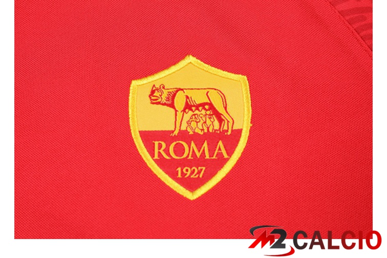 Maglia Polo AS Roma + Pantaloni Rosso 2021/2022