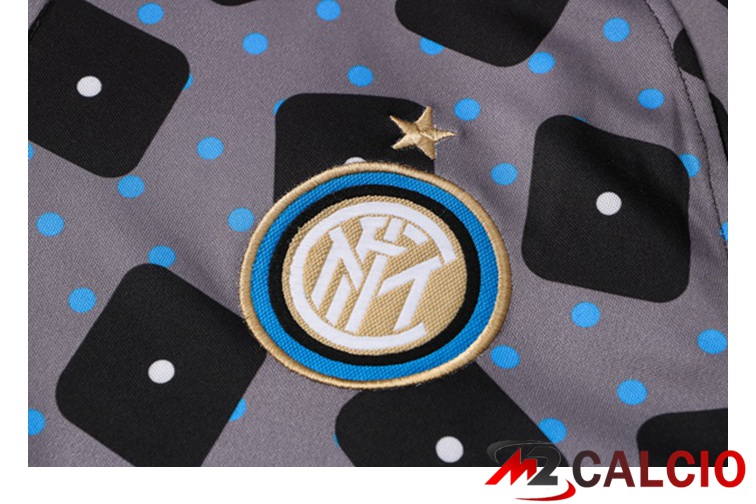 Maglia Polo Inter Milan + Pantaloni Grigio Nero 2021/2022