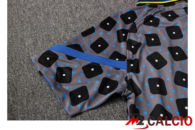 Maglia Polo Inter Milan + Pantaloni Grigio Nero 2021/2022