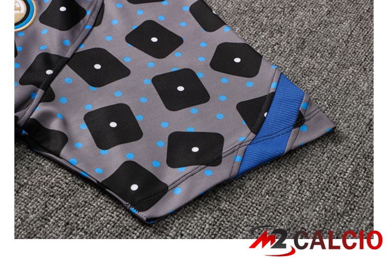 Maglia Polo Inter Milan + Pantaloni Grigio Nero 2021/2022