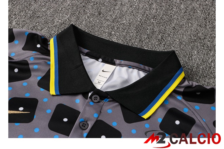 Maglia Polo Inter Milan + Pantaloni Grigio Nero 2021/2022