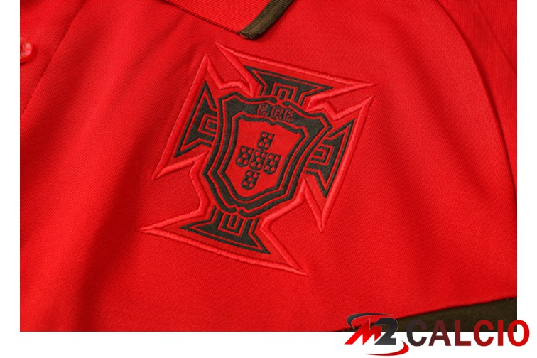 Maglia Polo Portogallo + Pantaloni Rosso Verde 2021/2022