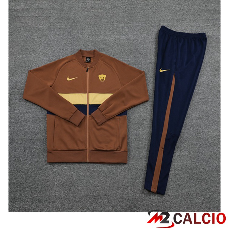 Insieme Tuta Calcio - Giacca Pumas UNAM Giallo 2021/2022
