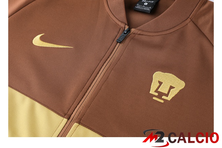 Insieme Tuta Calcio - Giacca Pumas UNAM Giallo 2021/2022